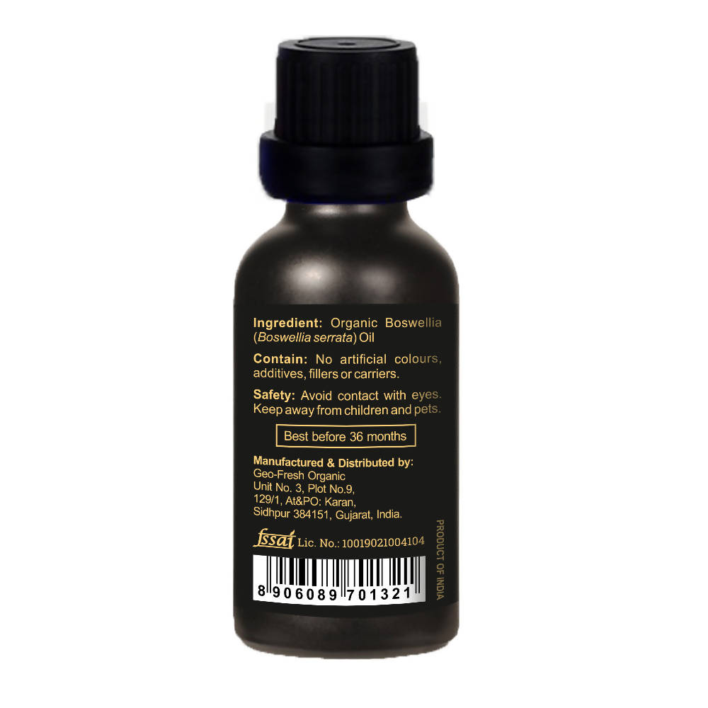 Geo-Fresh Organic Boswellia Essential Oil | Grocsy