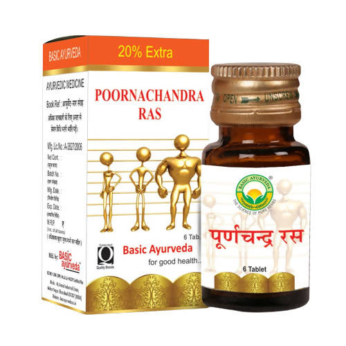 Basic Ayurveda Poornachandra Ras Tablet | Grocsy