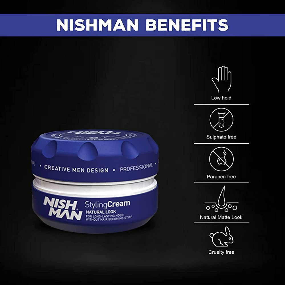 Nishman Hair Styling Cream Flexible 5 | Grocsy