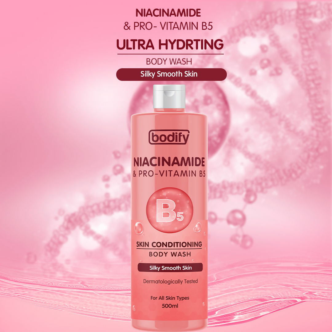 Bodify Niacinamide & Pro-Vitamin B5 Skin Conditioning Body Wash | Grocsy