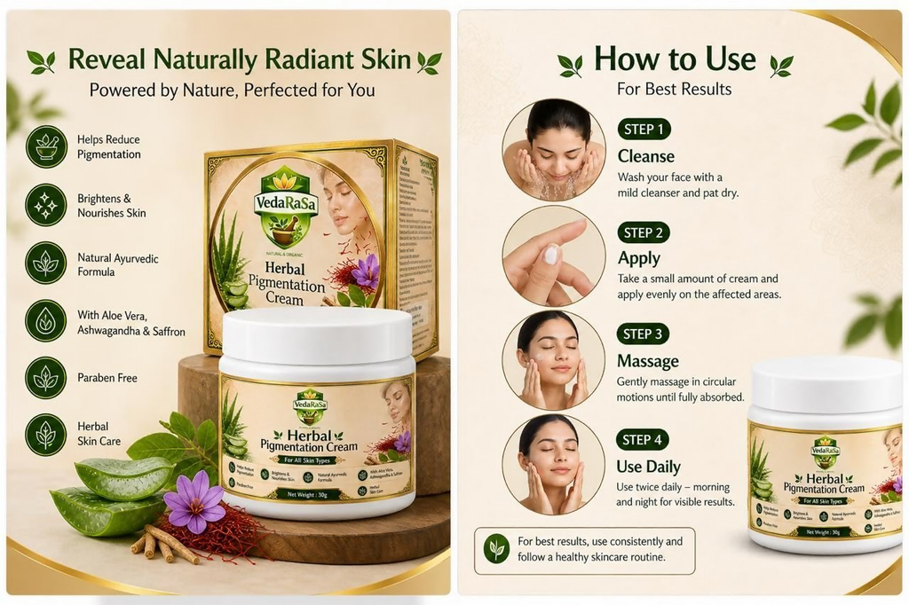 VedaRasa Herbal Pigmentation Cream | Grocsy