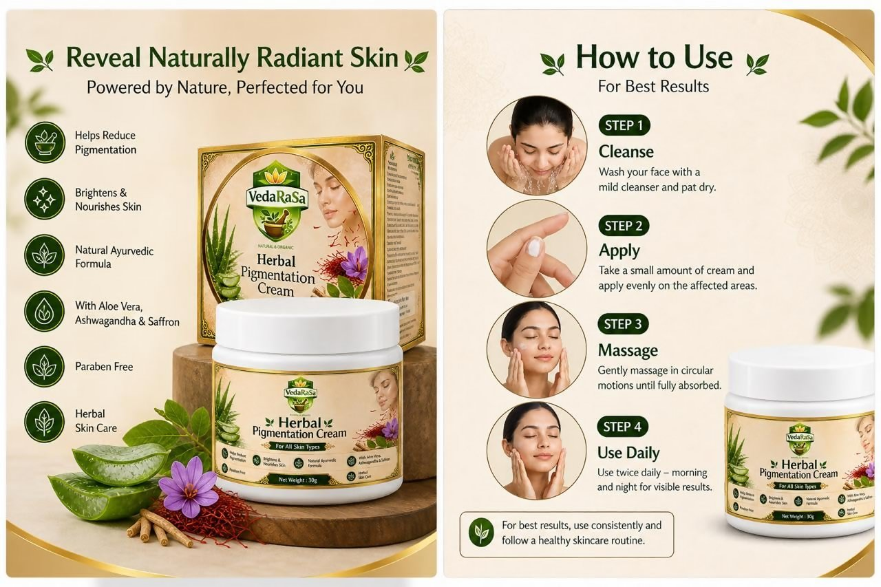 VedaRasa Herbal Pigmentation Cream | Grocsy