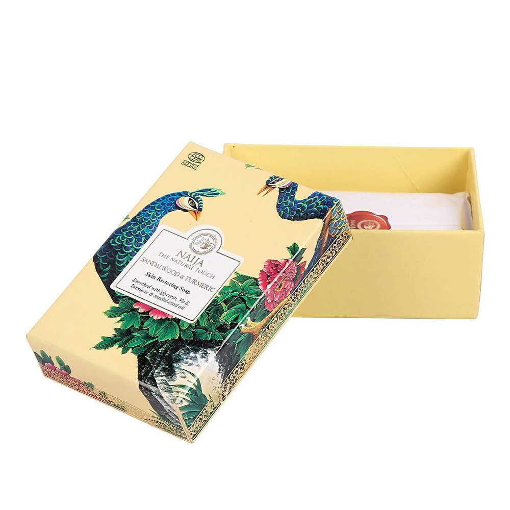 Naija Sandal Wood & Turmeric Skin Restoring Soap | Grocsy