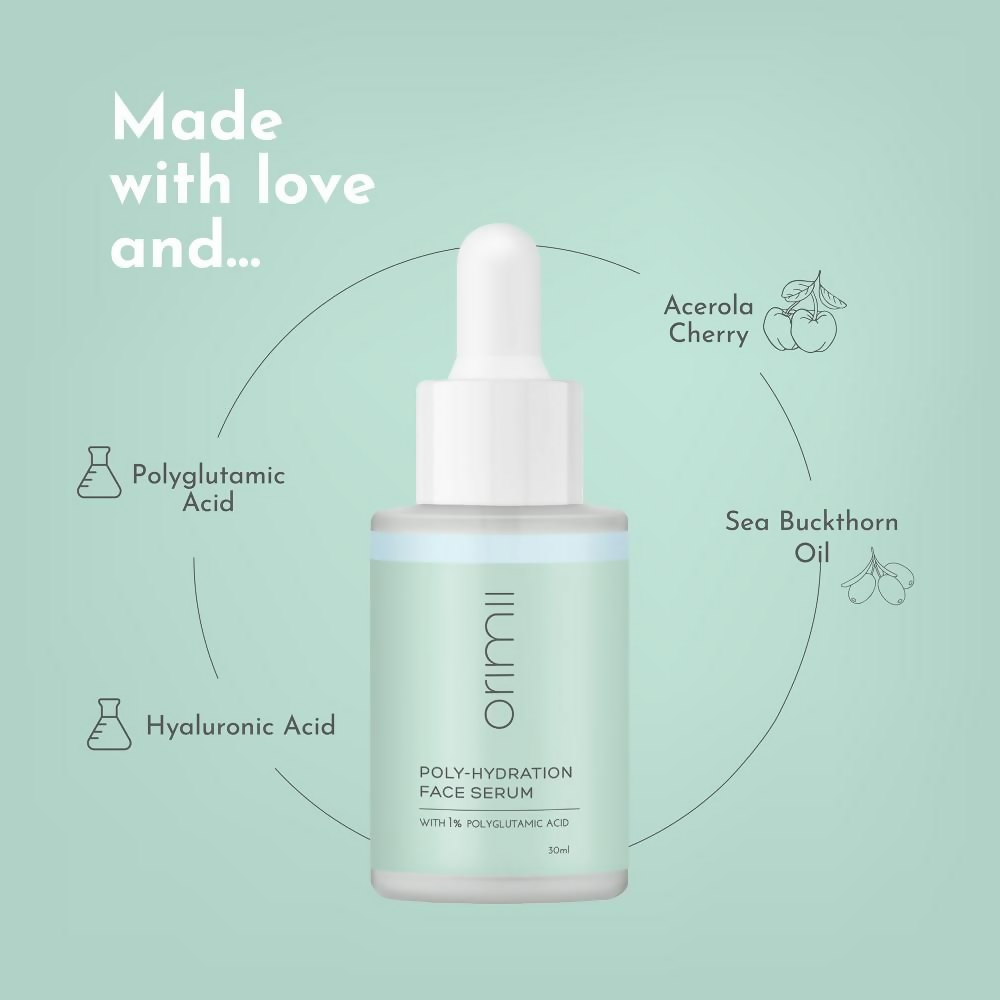 Orimii Poly Hydration Face Serum With Hyaluronic Acid For Hydration | Grocsy