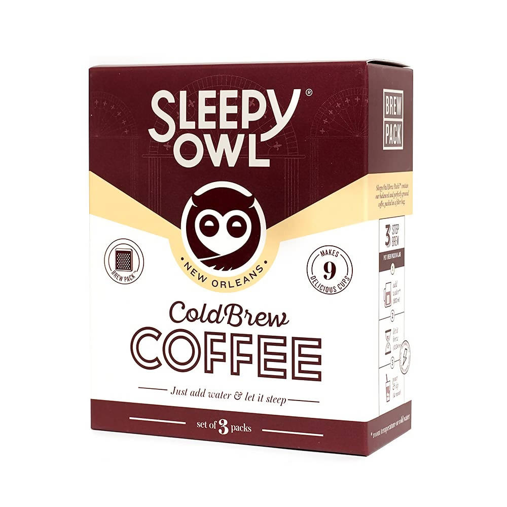 Sleepy Owl New Orleans Cold Brew Packs | Grocsy