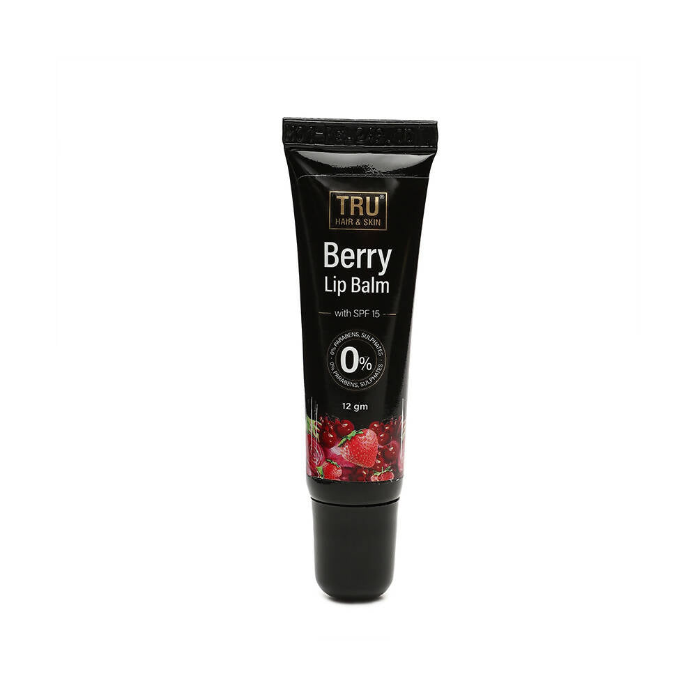 Tru Hair & Skin Berry Lip Balm With SPF 15 | Grocsy