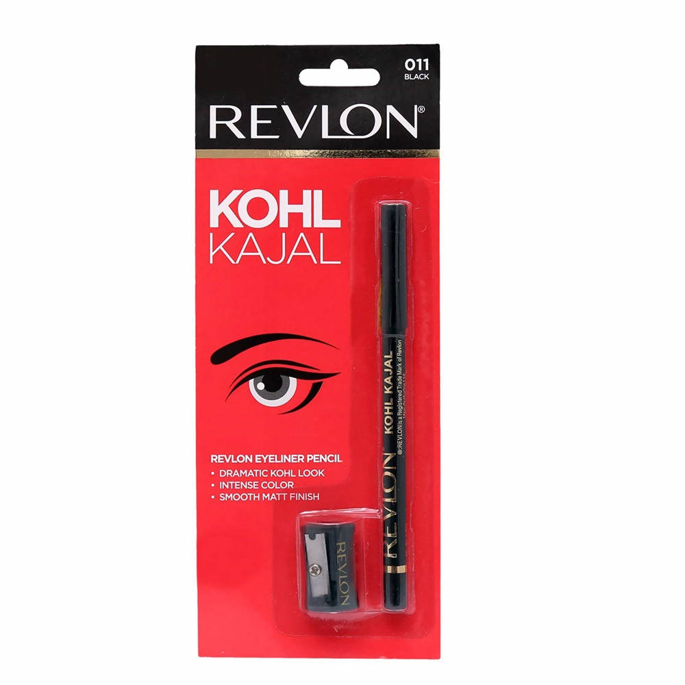 Revlon Kohl Kajal Eye Liner Pencil - Black | Grocsy