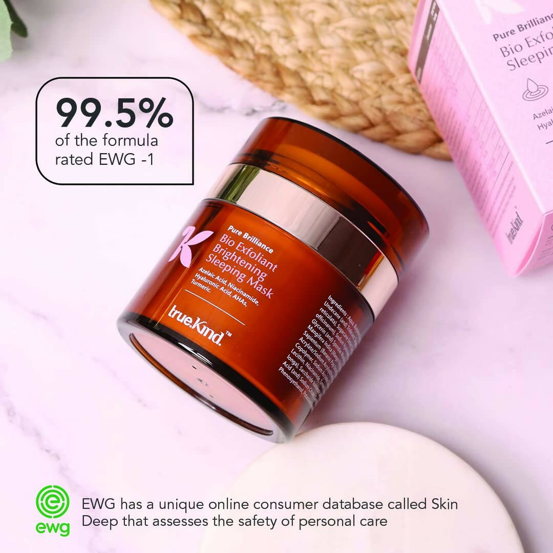 True Kind Bio Exfoliant Brightening Sleeping Mask | Grocsy