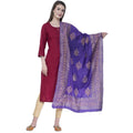 A R Silk Purple Color Chanderi Gold Print Dupattas and Chunnis | Grocsy