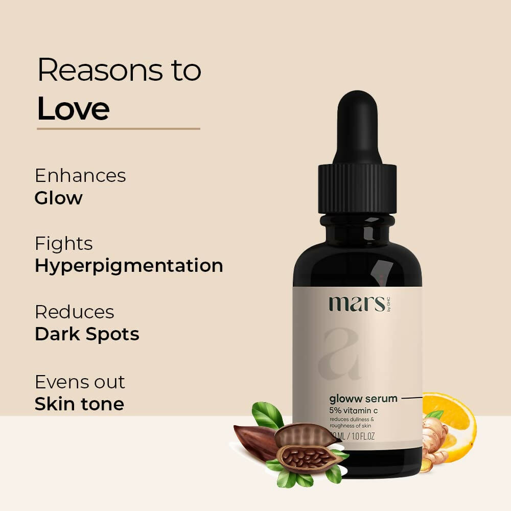Mars By GHC Vitamin C Gloww Face Serum For Sensitive Skin | Grocsy