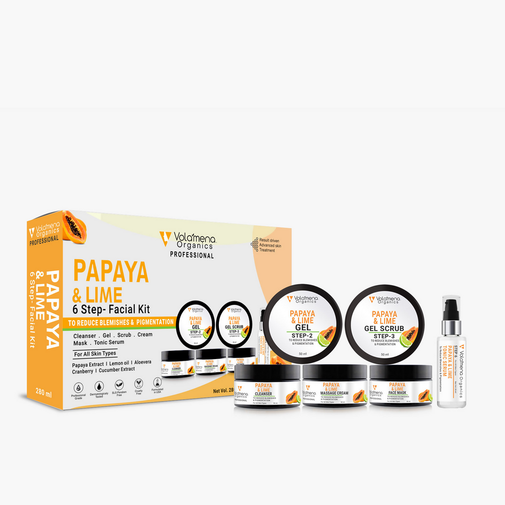 Volamena Organics Papaya & Lime Facial Kit | Grocsy