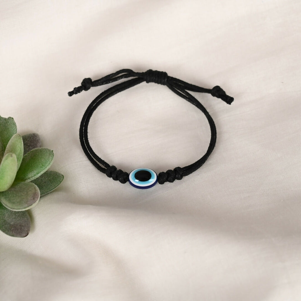 NVR Men & Women Evil Eye Adjustable Bracelet | Grocsy