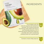 The Face Shop Real Nature Avocado Face Mask - Korean Skincare | Grocsy