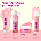 PLIX The Plant Fix Glow bright with Vitamin C Cleanser & 2-in-1 Toner Serum | Grocsy