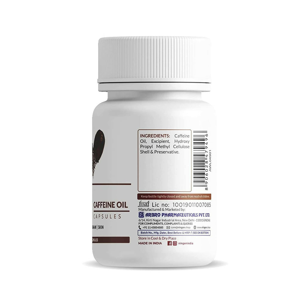 Ningen Caffeine Oil Capsules | Grocsy