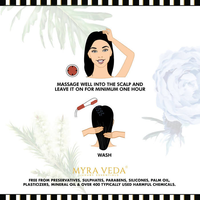 Myra Veda Milk Therapy Hair Oil | Grocsy