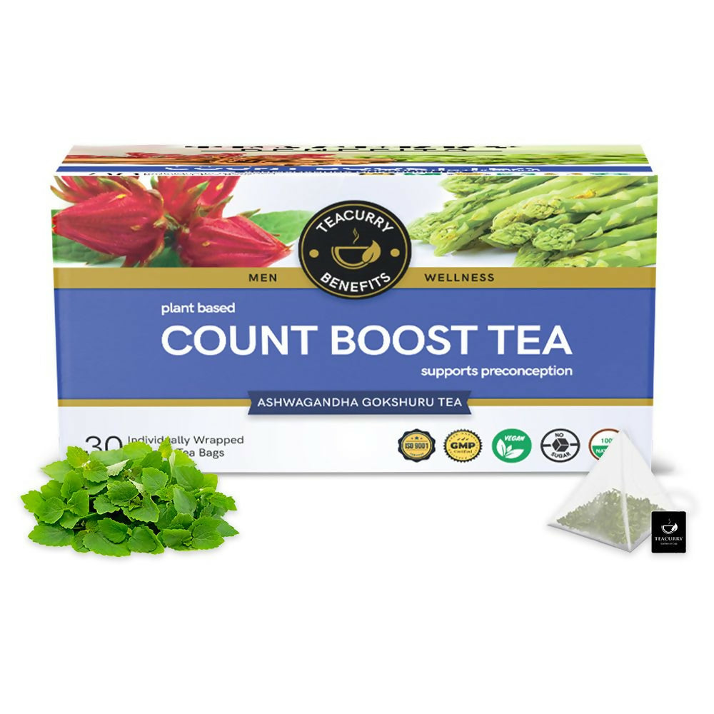 Teacurry Count Boost Tea For Men | Grocsy