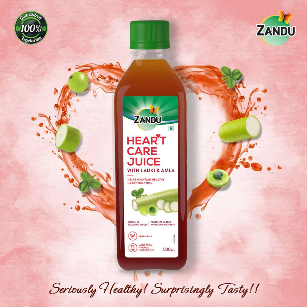 Zandu Heart Care Juice with Lauki & Amla | Grocsy