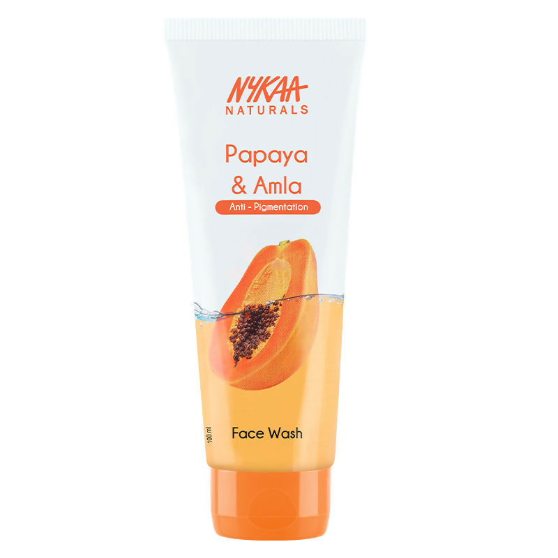 Nykaa Naturals Papaya & Amla Face Wash for Anti-Pigmentation | Grocsy