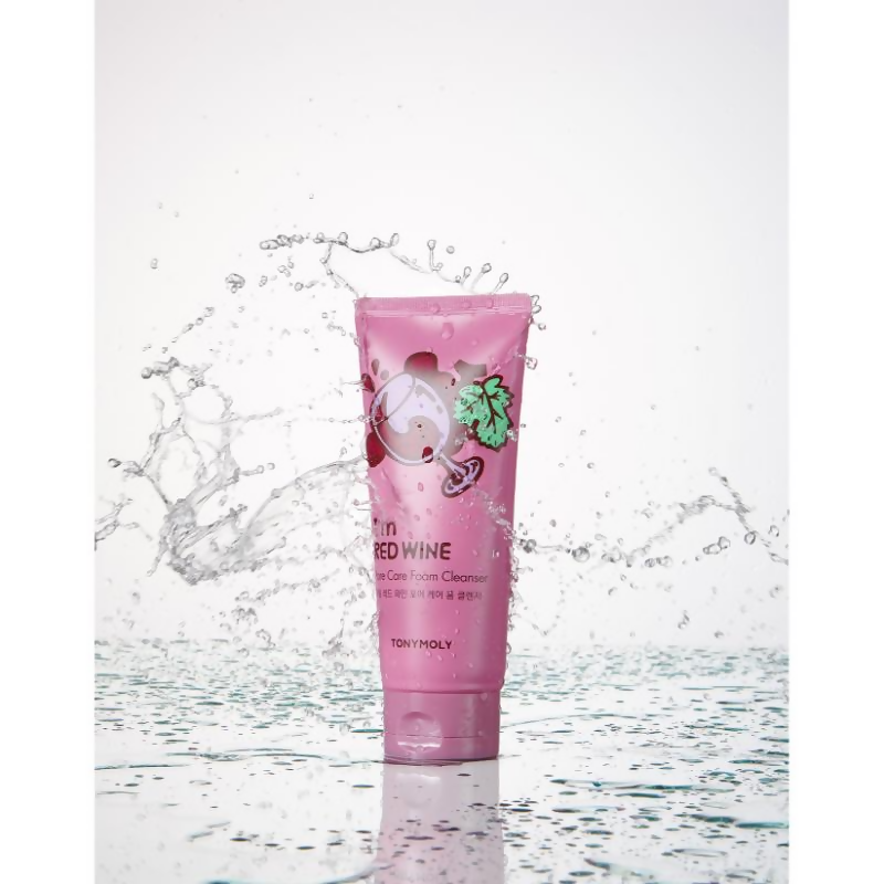 Tonymoly I'M Red Wine Pore Care Foam Cleanser | Grocsy