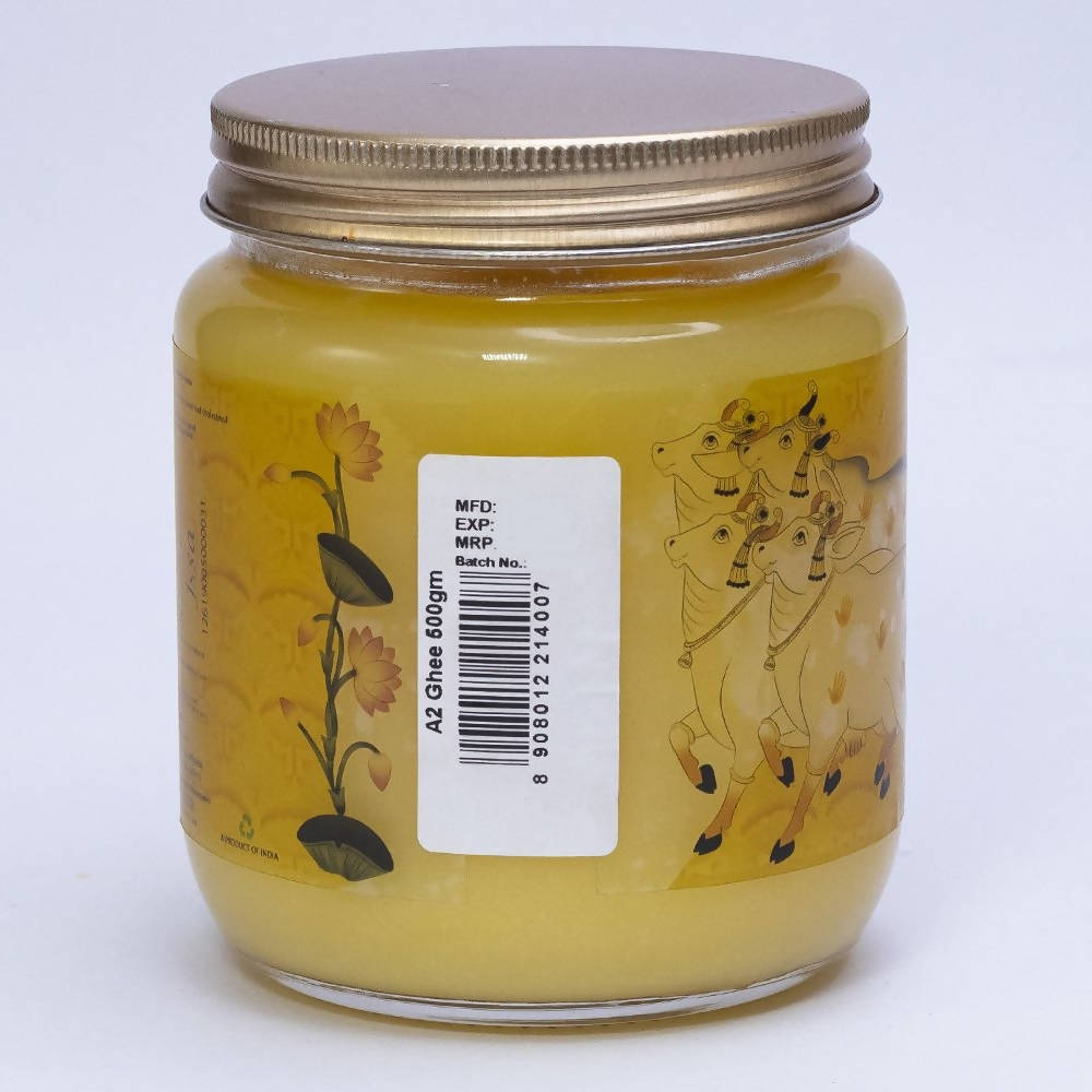 Adya Organics A2 Gir Cow Ghee | Pure & Natural Gir Cow Ghee | Premium Cultured Desi Cow Ghee