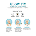 Love Earth Makeup Setting Spray Glow Fix, Infused With Niacinamide & Licorice | Grocsy