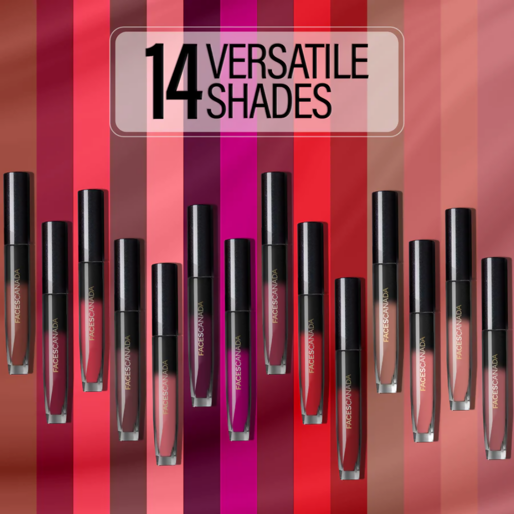 Faces Canada Comfy Silk Liquid Lipstick - Ebony Rose 14 | Grocsy