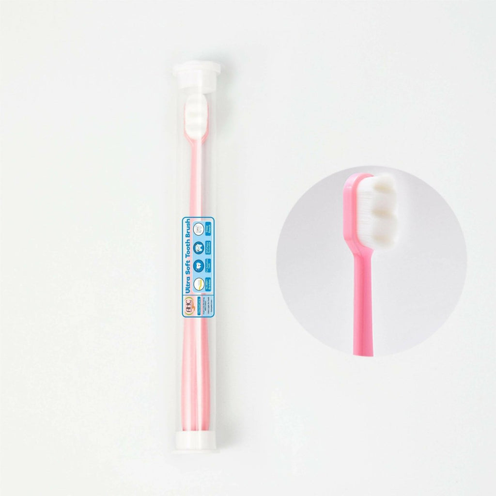 AHC Baby Ultra Soft Toothbrush With Micro Nano Bristles With Tongue Cleaner | Grocsy