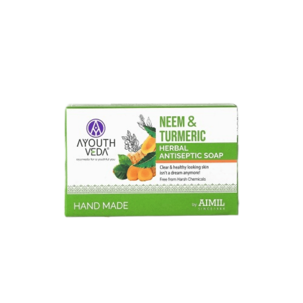 Ayouthveda Neem & Turmeric Herbal Soap | Grocsy