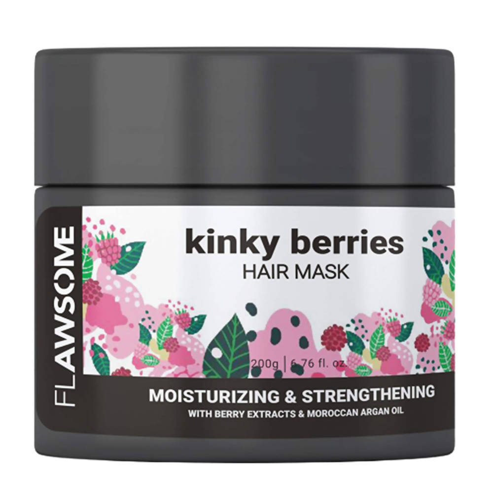 Flawsome Kinky Berries Moisturizing & Strengthening Hair Mask | Grocsy