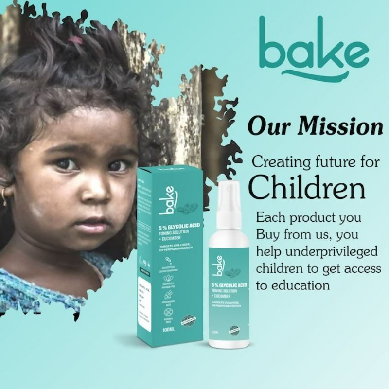 Bake 5% Glycolic Acid Toning Solution | Grocsy
