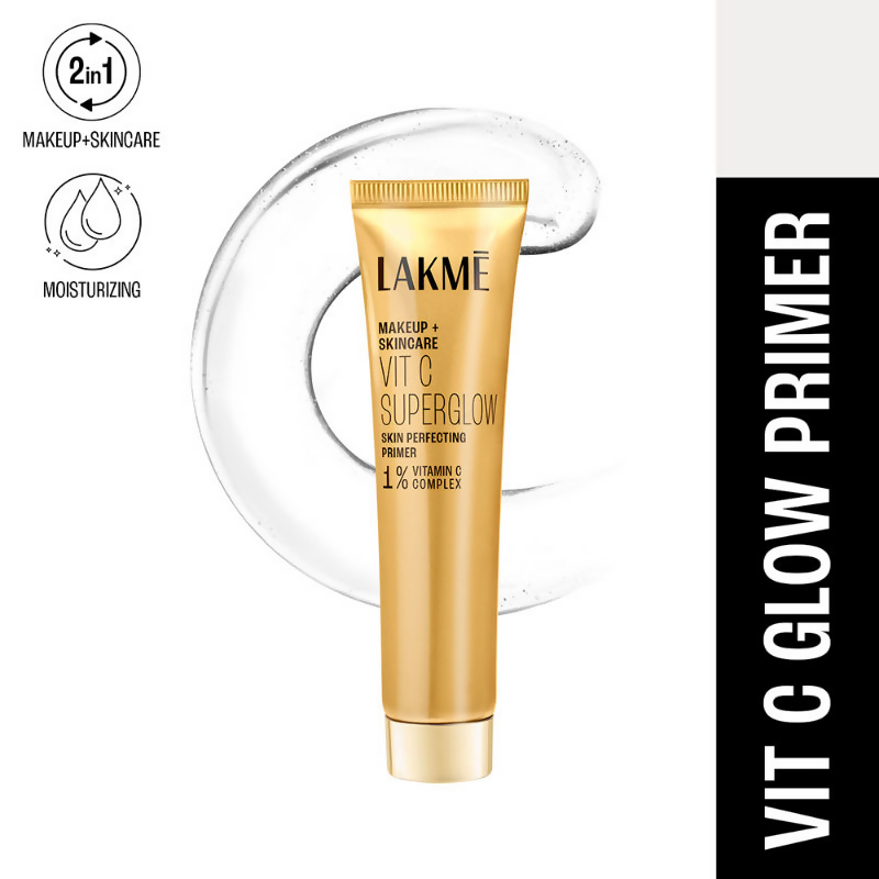 Lakme Vitamin C Superglow Skin Perfecting Primer with 1 % Vit C | Grocsy