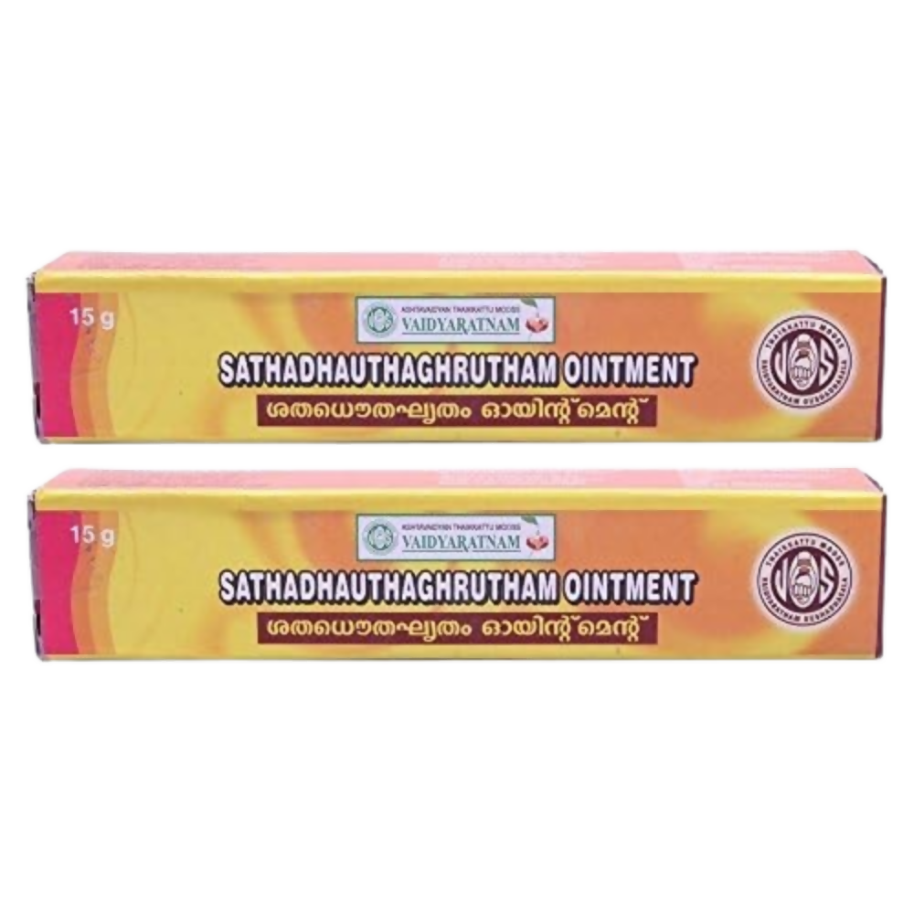 Vaidyaratnam Sathadhauthaghrutham Ointment | Grocsy