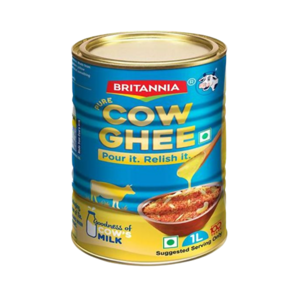 Britannia Pure Cow Ghee | Traditional Ghee | Desi Cow Milk Ghee | Premium Cow Ghee | Grocsy