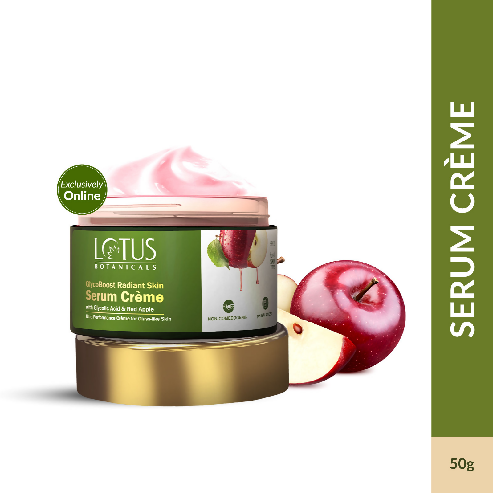 Lotus Botanicals GlycoBoost Radiant Skin Serum Creme | Grocsy