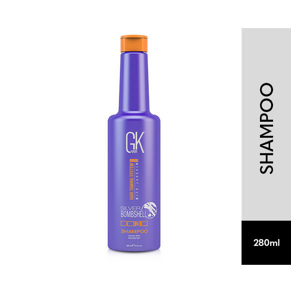 GK Hair Silver Bombshell Shampoo For Blonde & Color | Grocsy
