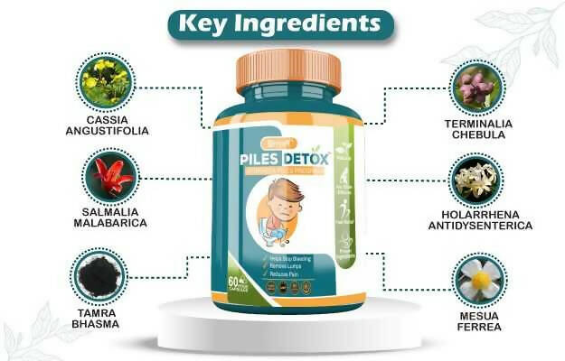 Divya Shree Piles Detox Veggie Capsules | Grocsy