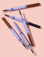 Florence by Mills Tint N Tame Eyebrow Pencil - Dark Brown | Grocsy