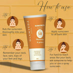 Glamveda Hybrid Sunscreen Lotion Spf 50 Pa+++ | Grocsy