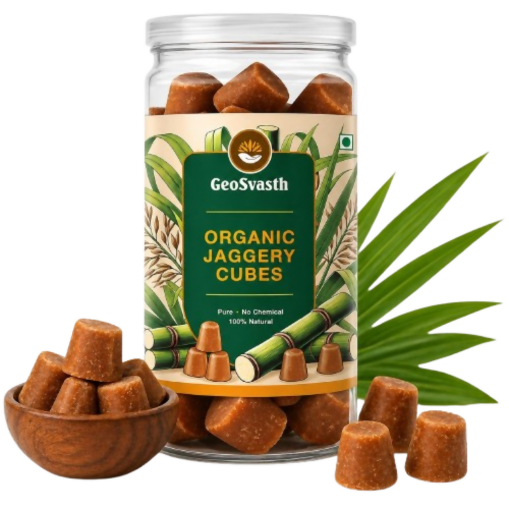 GeoSvasth Organic Jaggery Cubes | Grocsy
