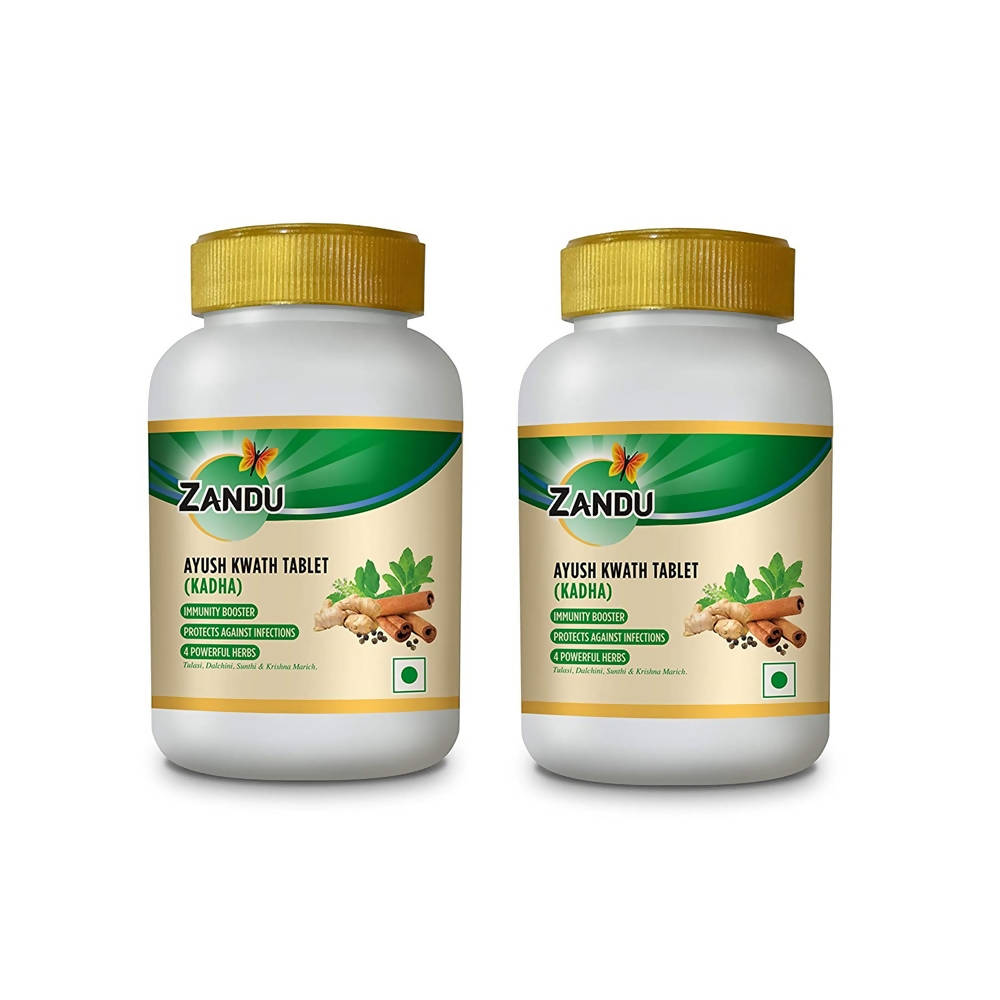 Zandu Ayush Kwath Tablets Immunity Booster Kadha | Grocsy