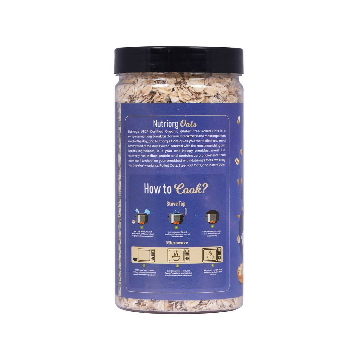 Nutriorg Certified Organic Rolled Oats