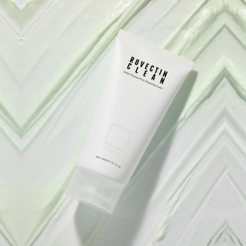Rovectin Clean Green Papaya Pore Cleansing Foam | Grocsy