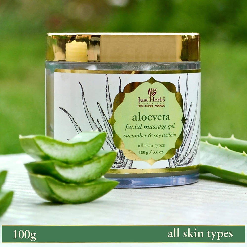 Just Herbs Aloevera Facial Massage Gel | Grocsy
