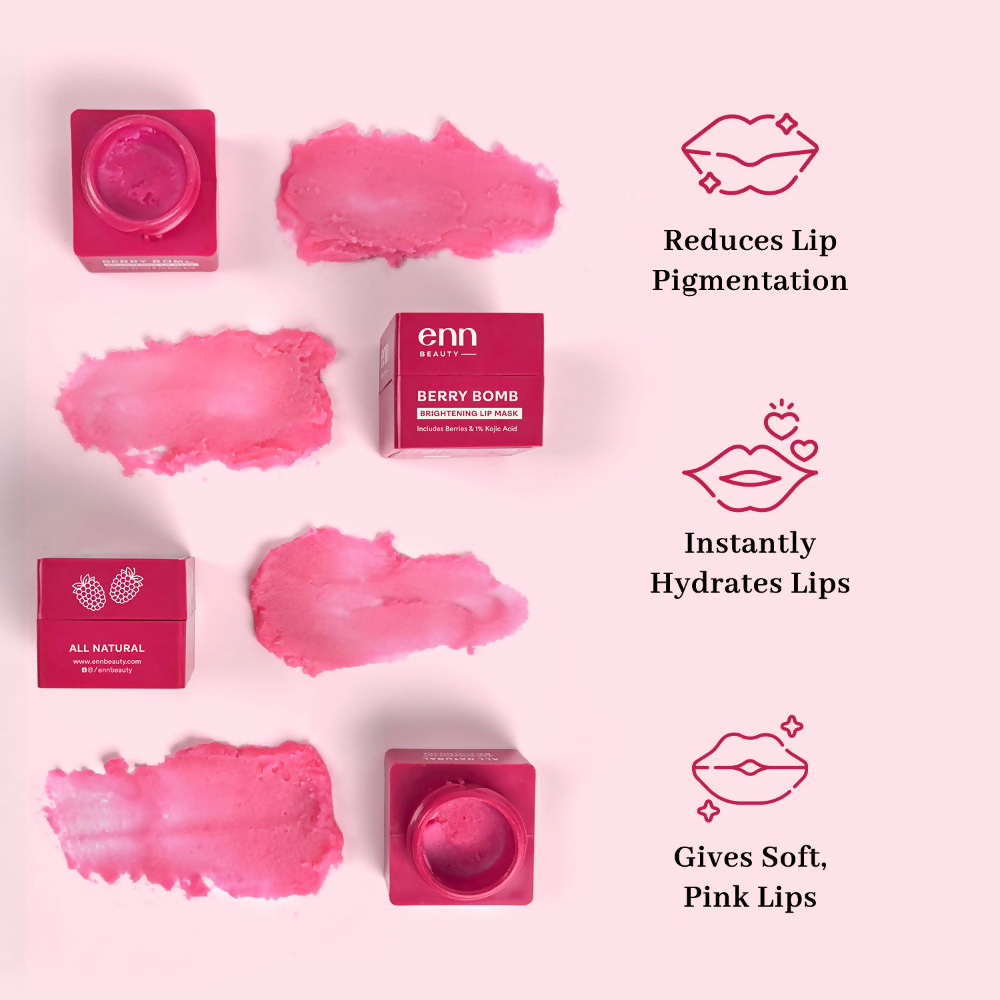 Enn Brightening Lip Mask & Lip Balm For Dry | Grocsy