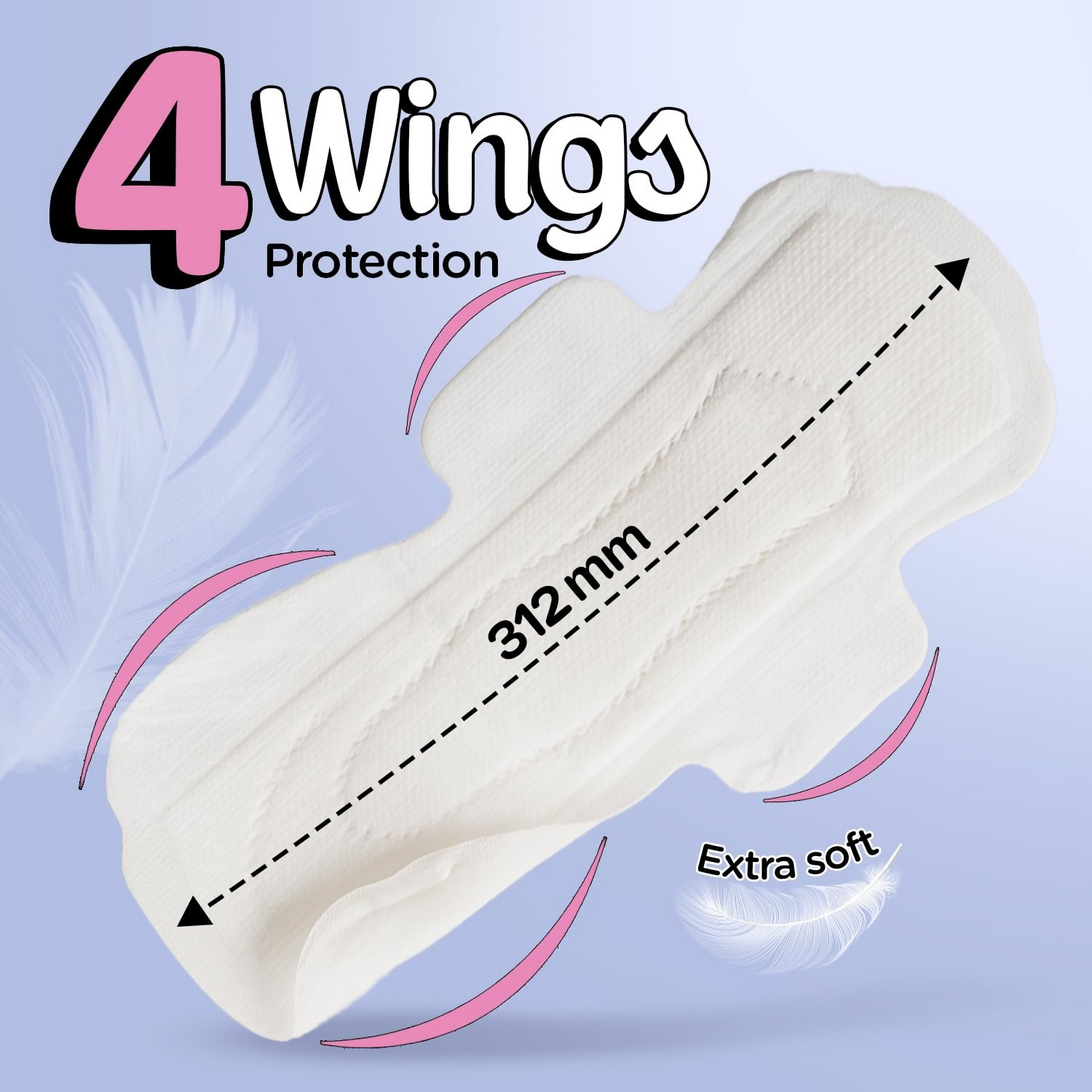 Pee Safe Comfort Ultra Thin Sanitary Pads For Women - XL | Grocsy