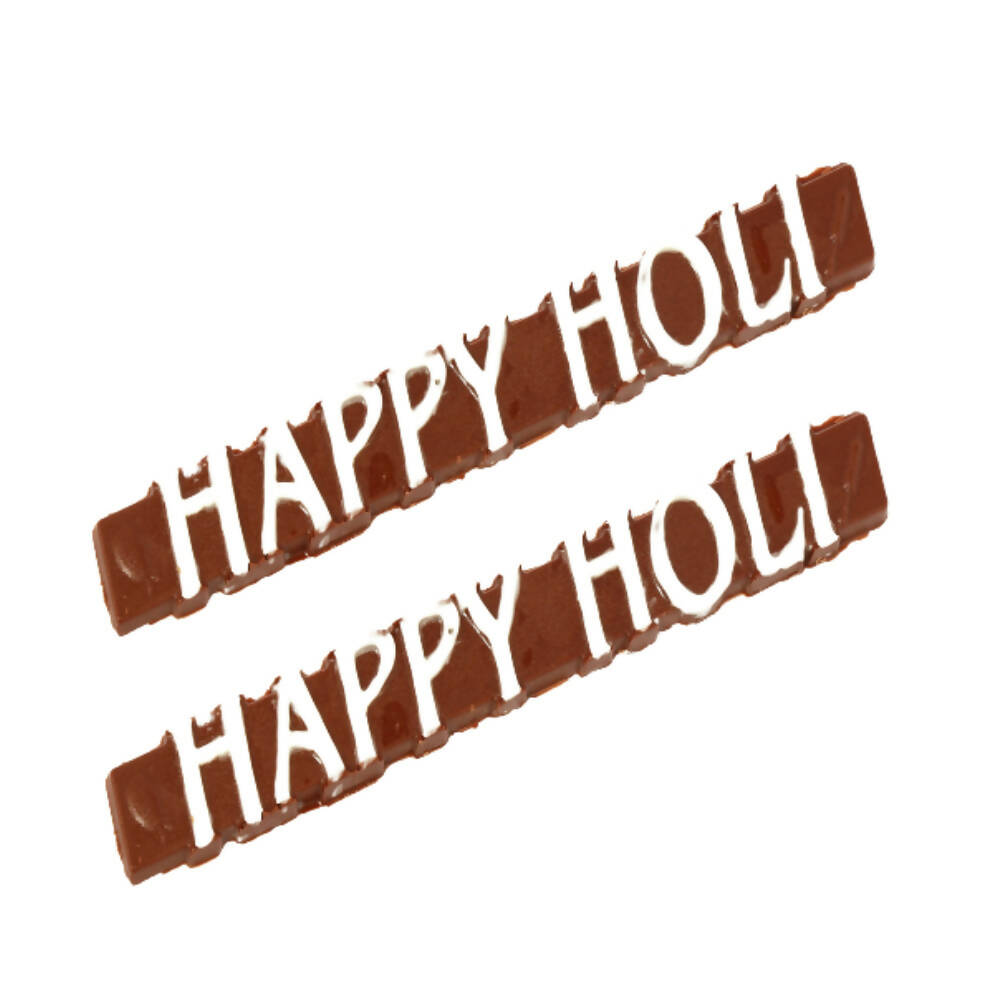 Ghasitaram Holi Gifts Chocolate - Happy Holi Chocolate Bars | Grocsy