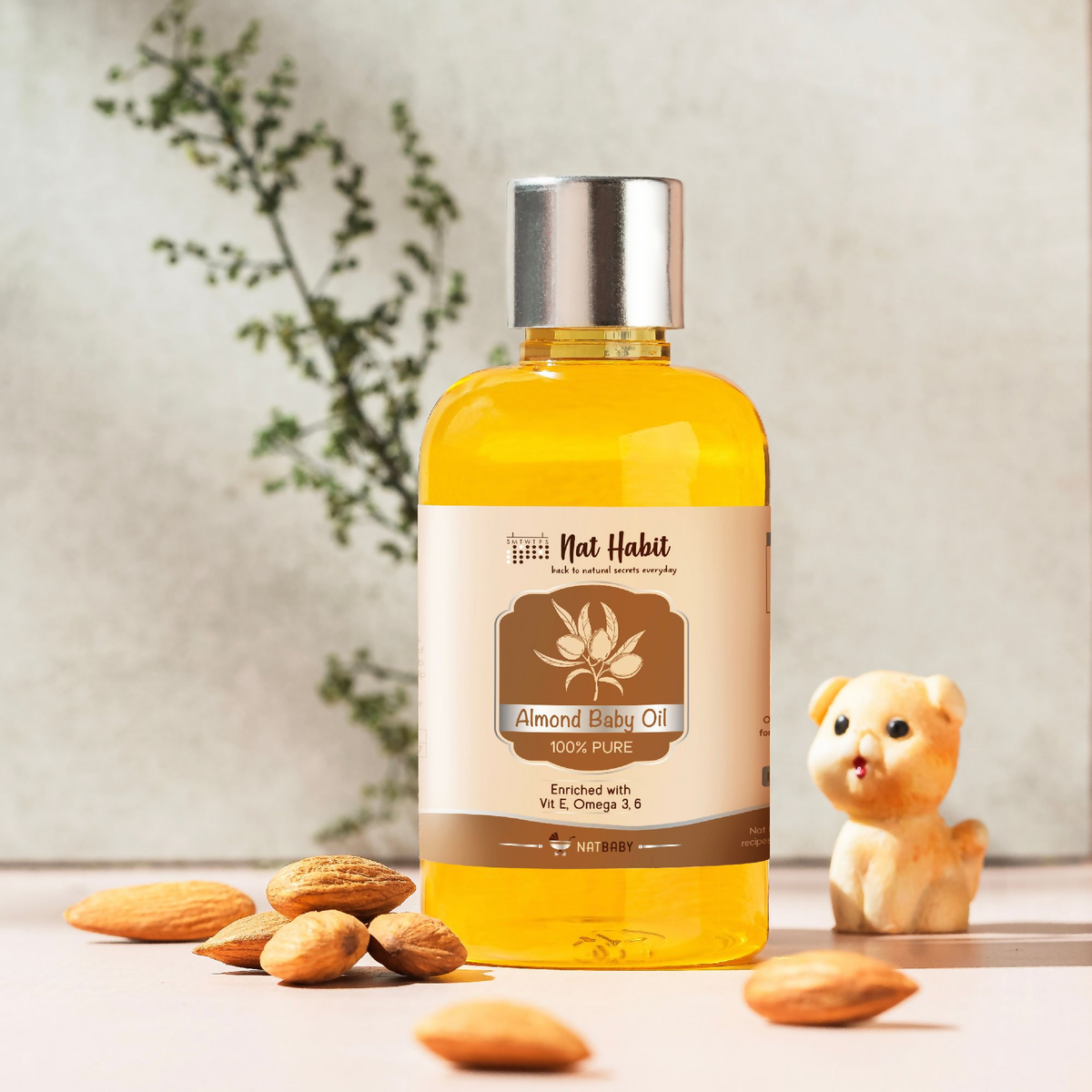 Nat Habit Pure Almond Baby Oil