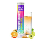 Zingavita Stronger Immunity Effervescent Tablets for Women (Orange Flavor) Sugar Free | Grocsy