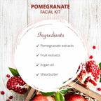 Glamveda Pomegranate Fruit Facial Kit For Brightening & Radiance | Grocsy